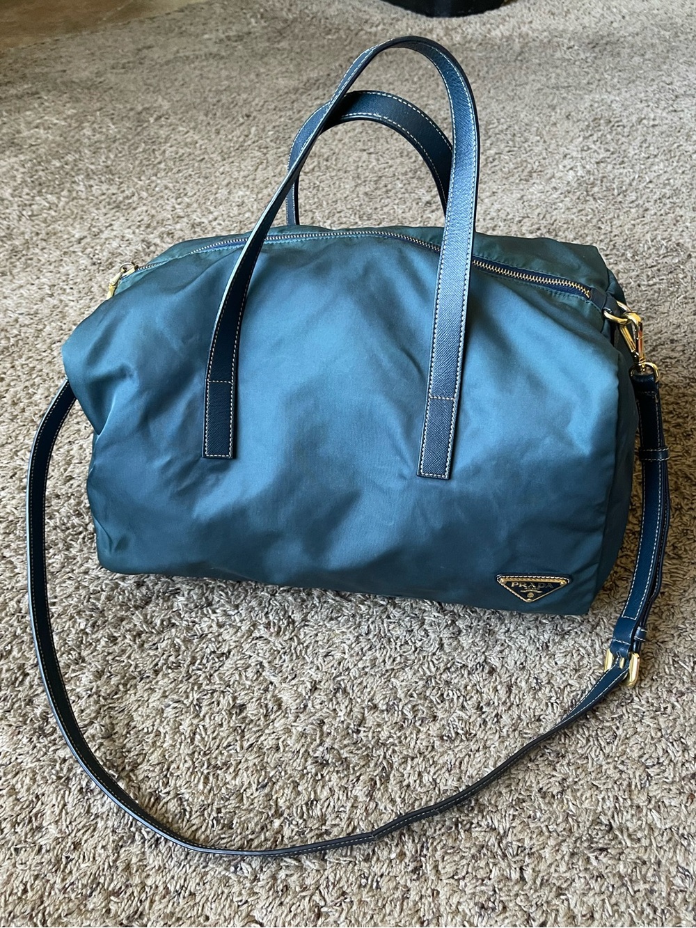 Prada Nylon Green Crossbody bag